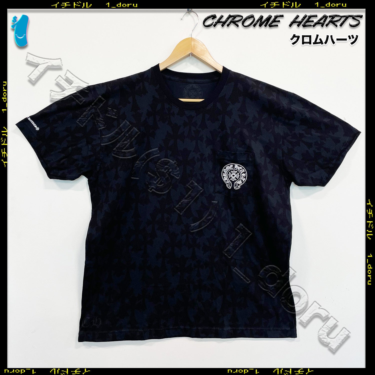 CHROME HEARTS モノグラム クロス Tシャツ Sサイズ