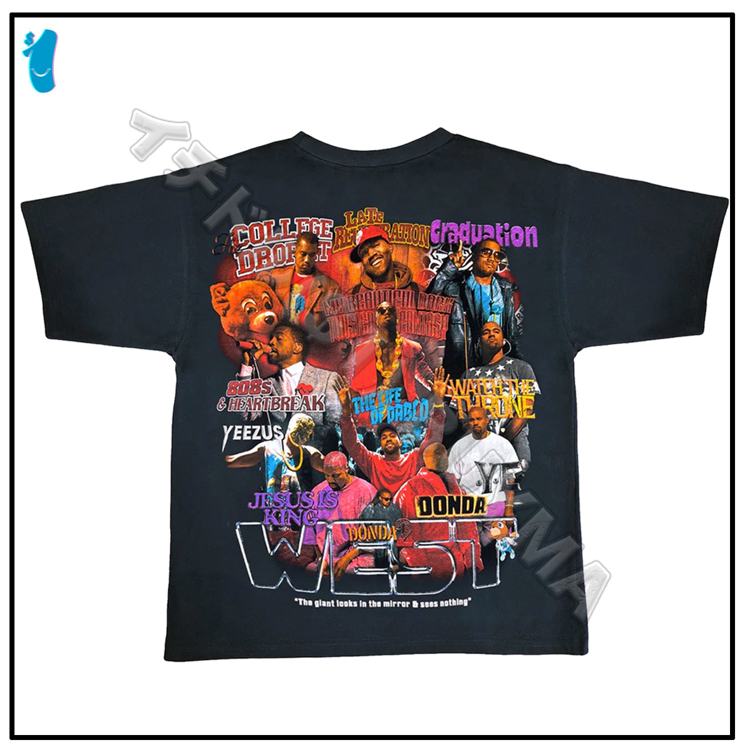 Marino Morwood Kanye West Tee Black
