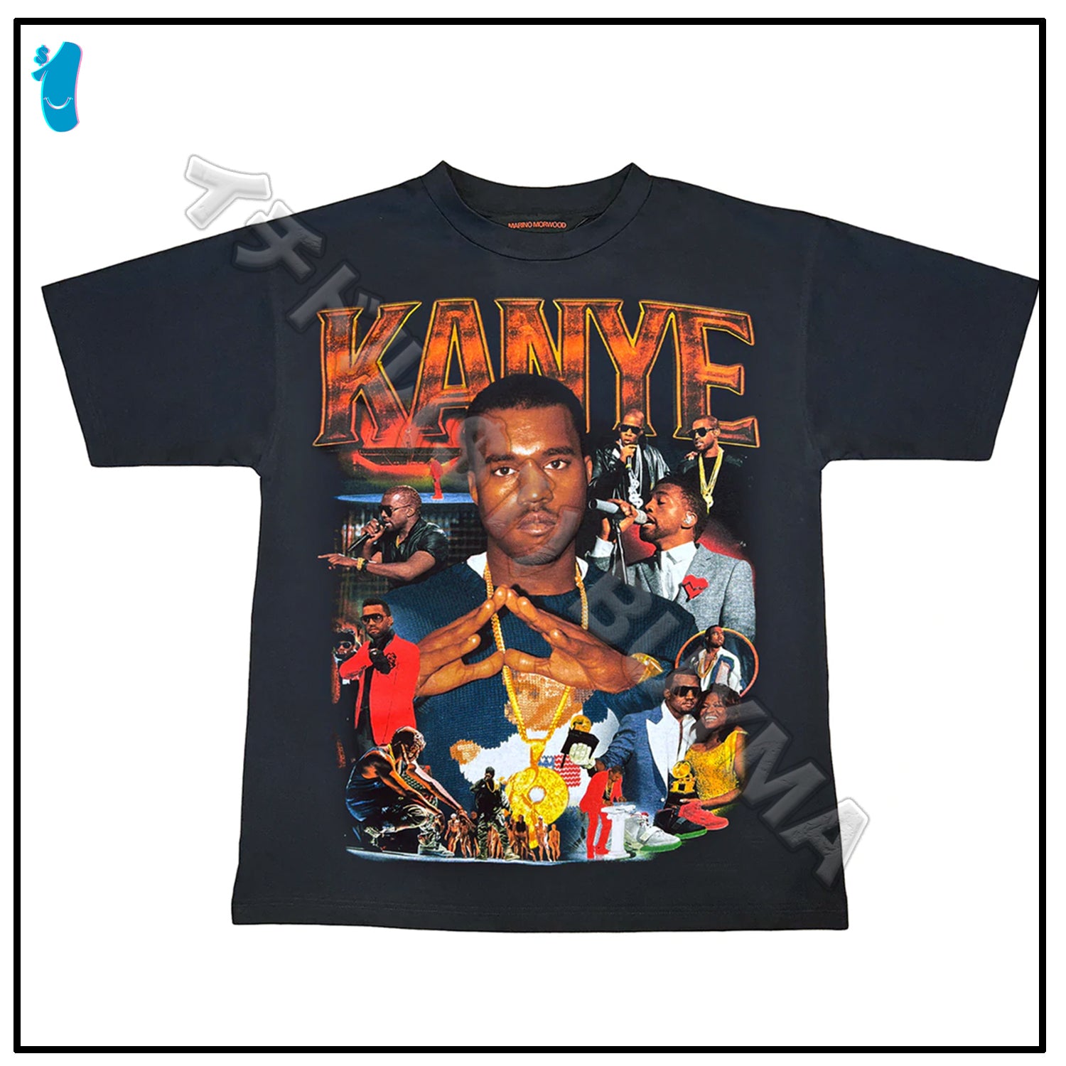 Marino Morwood Kanye West Tee Black