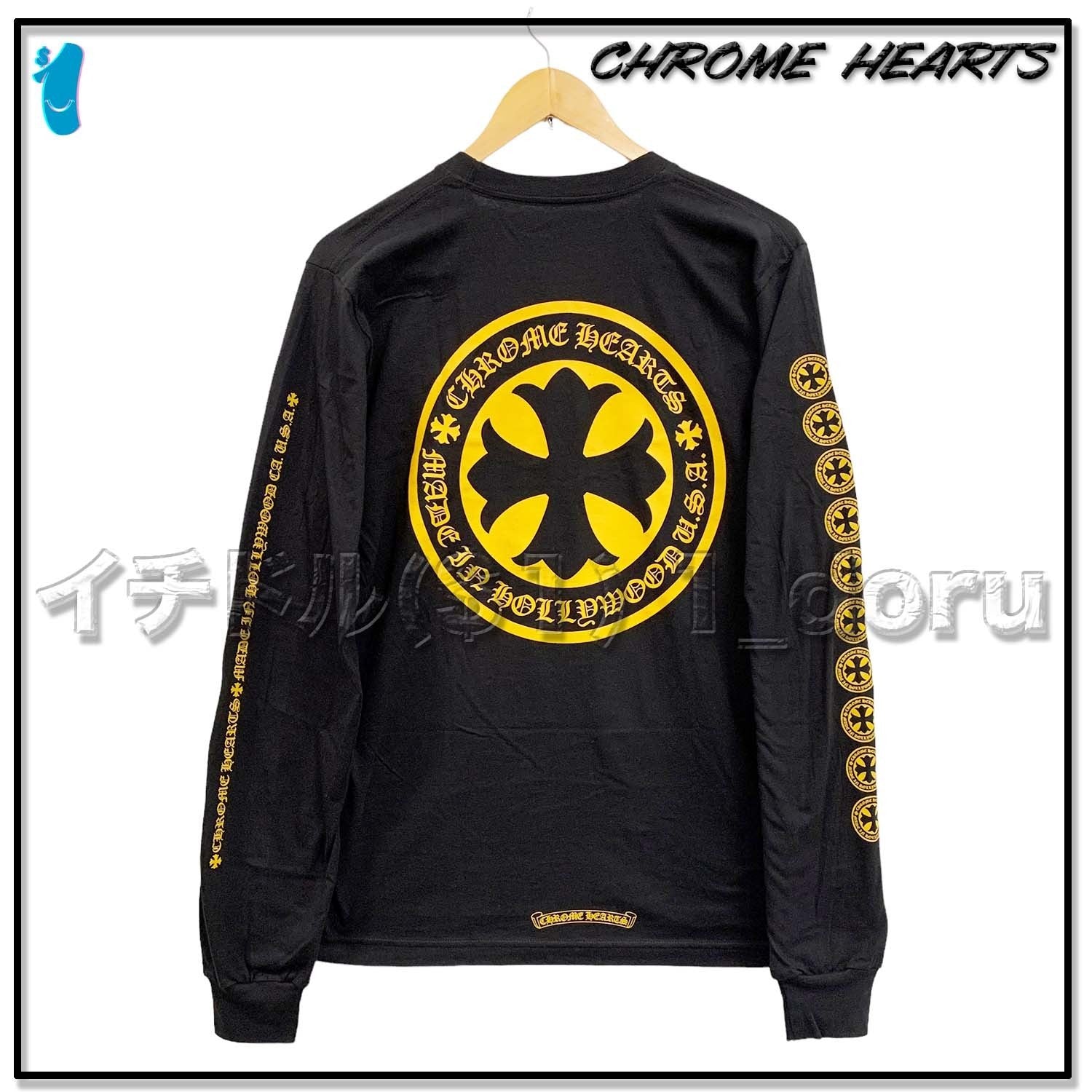 Chrome Hearts Yellow Plus Long Sleeve Black