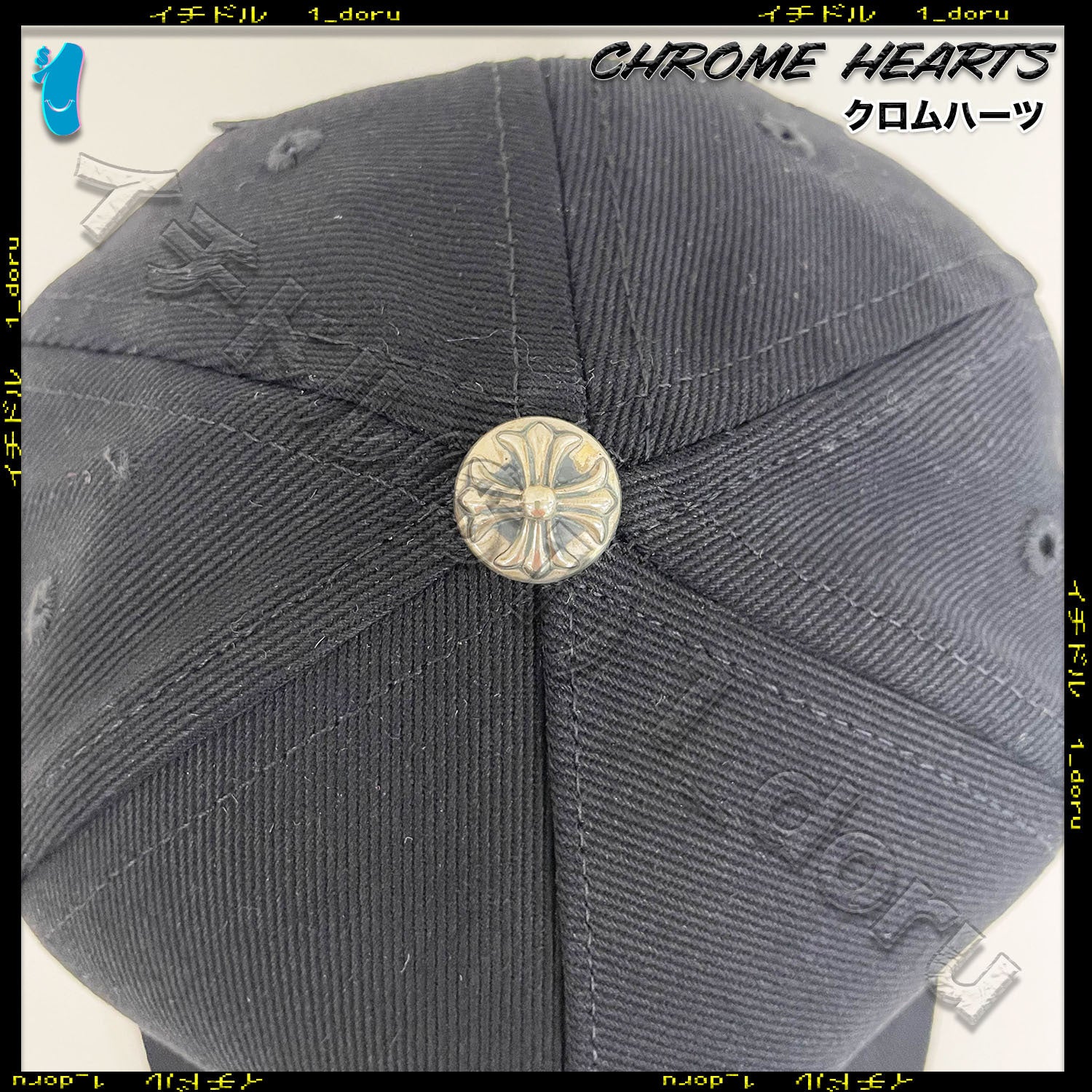3RS Denim Baseball Cap クロス キャップ ユニセックス