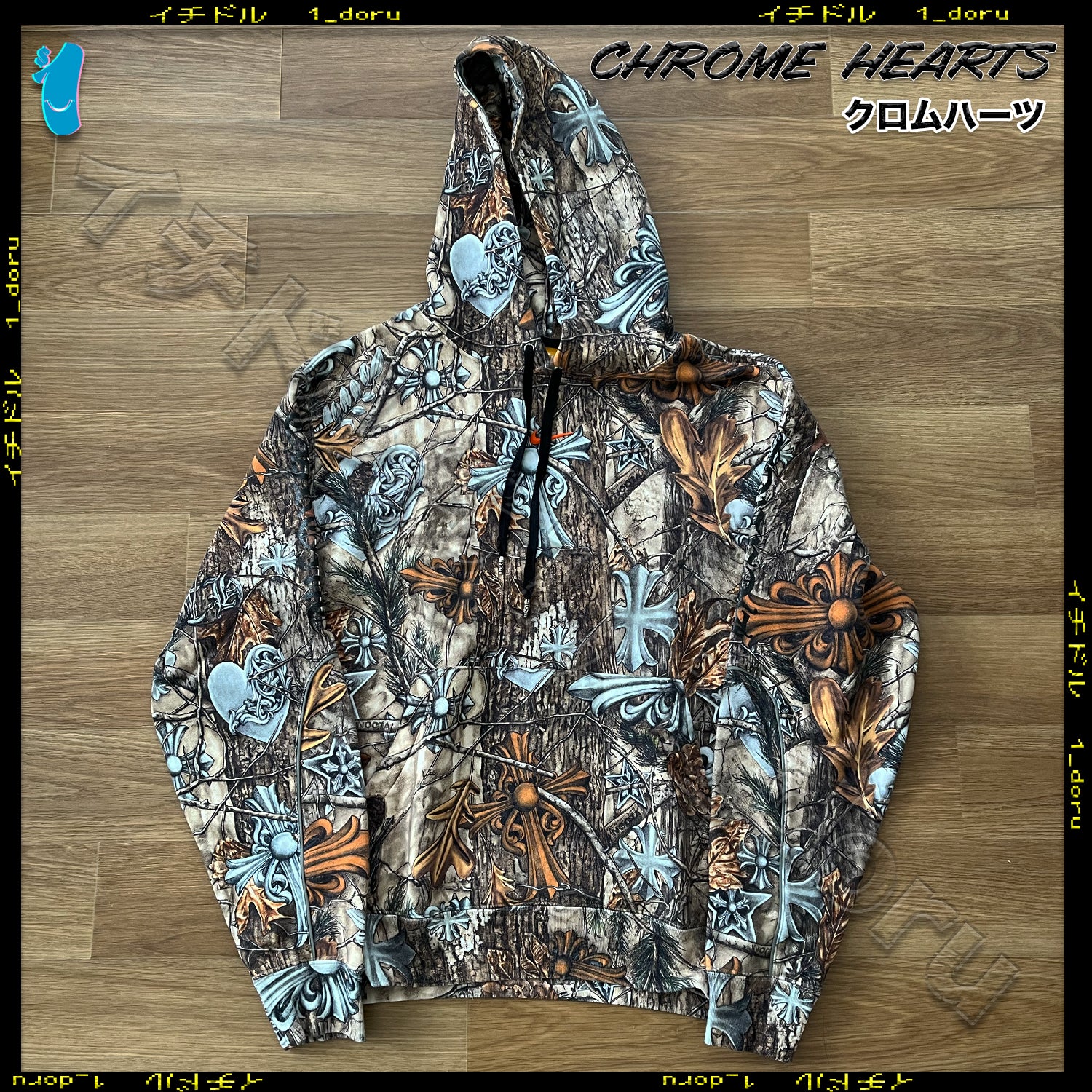 CHROME HEARTS x NIKE NOCTA クロムハーツ ナイキ ドレイク マルチ ロゴ パーカー MULTI LOGO HOODIE