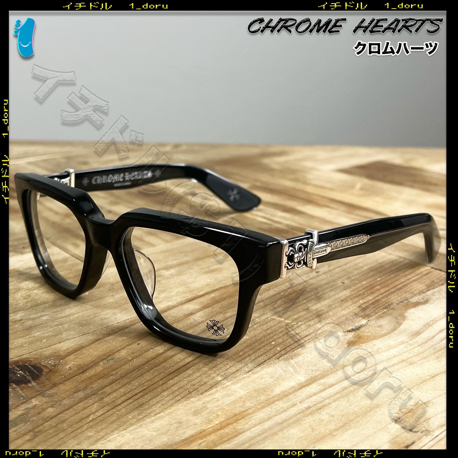 Vagillionaire Il Black Silver バジリオネア ２ ブラック スクエア メガネ 眼鏡