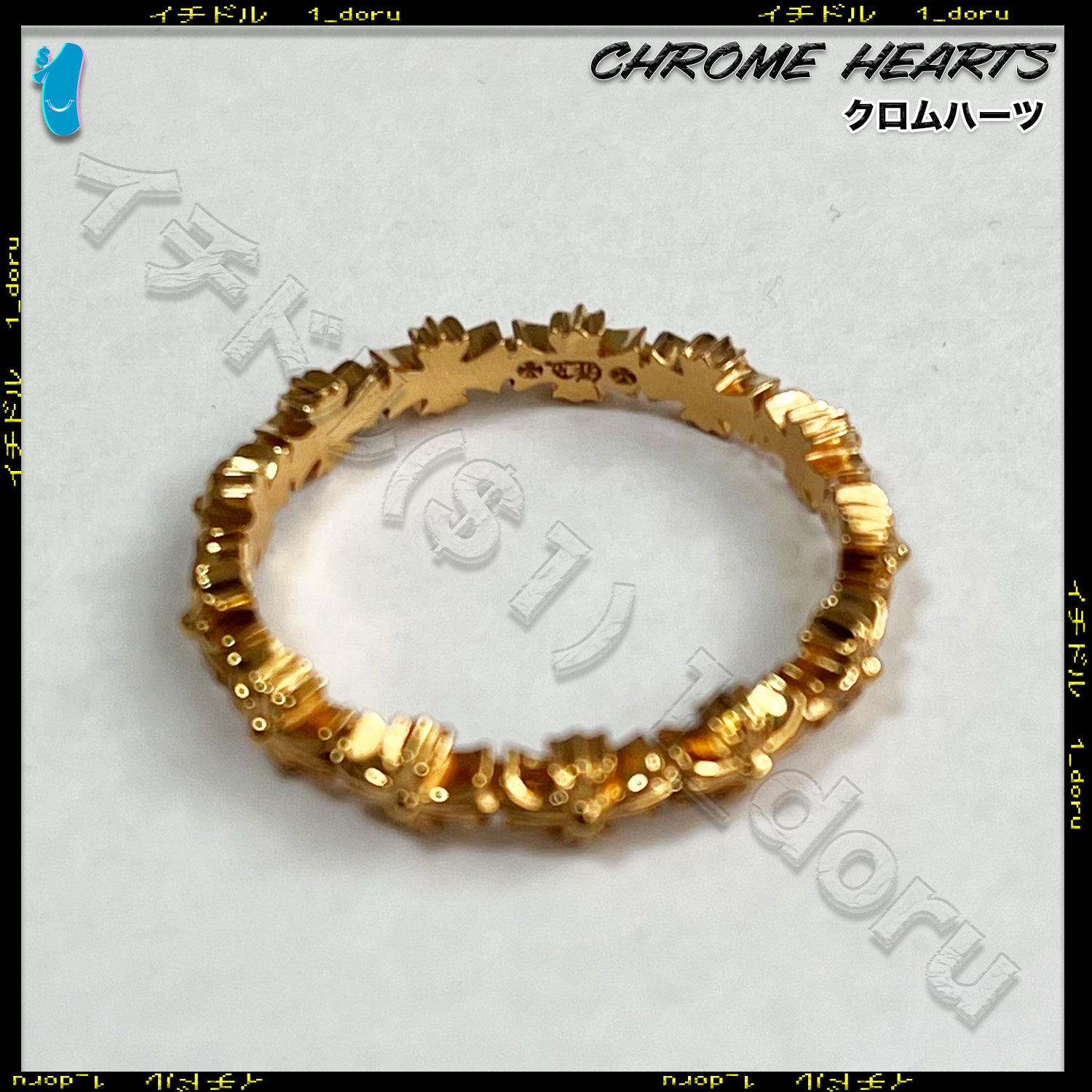 Chrome Hearts ペーパーチェーンネックレス 46cm シルバー