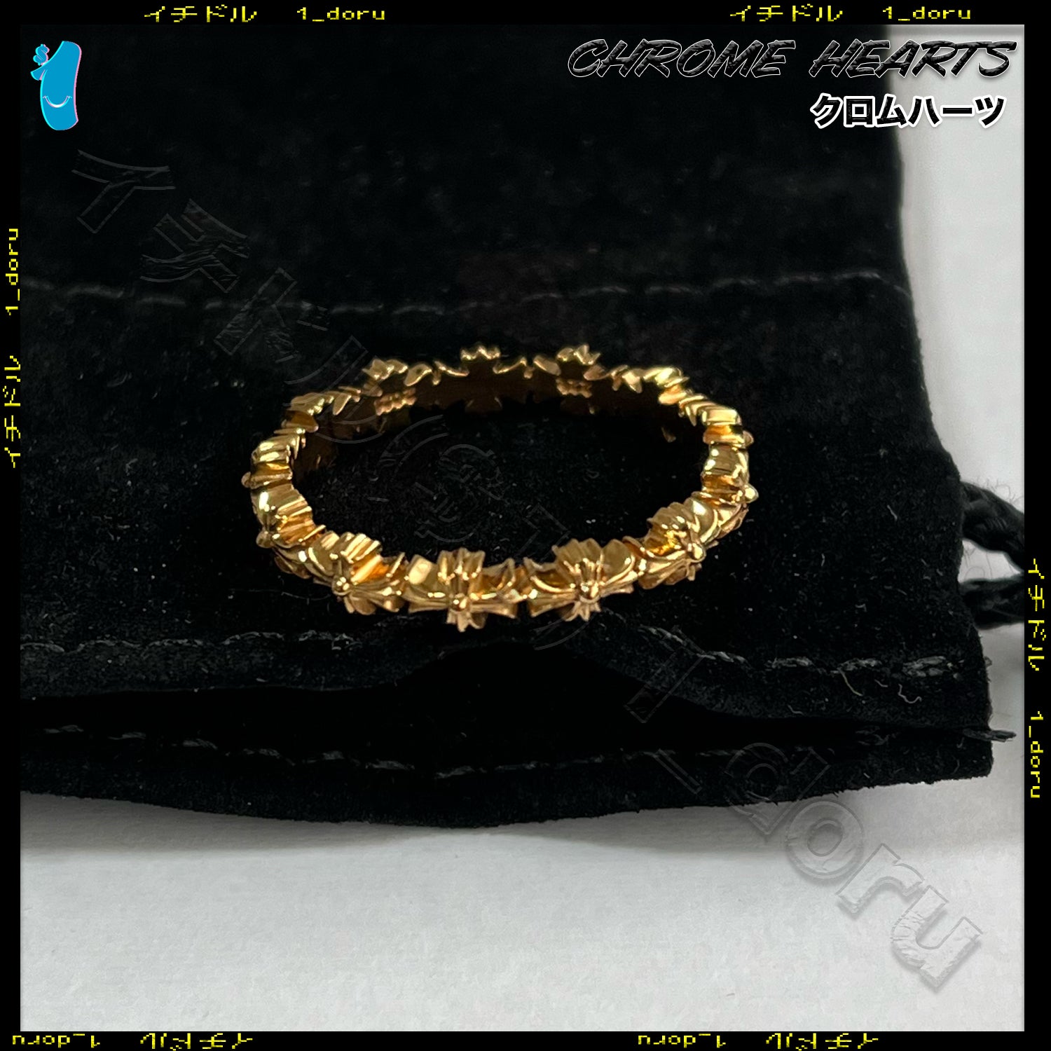 Chrome Hearts ペーパーチェーンネックレス 46cm シルバー