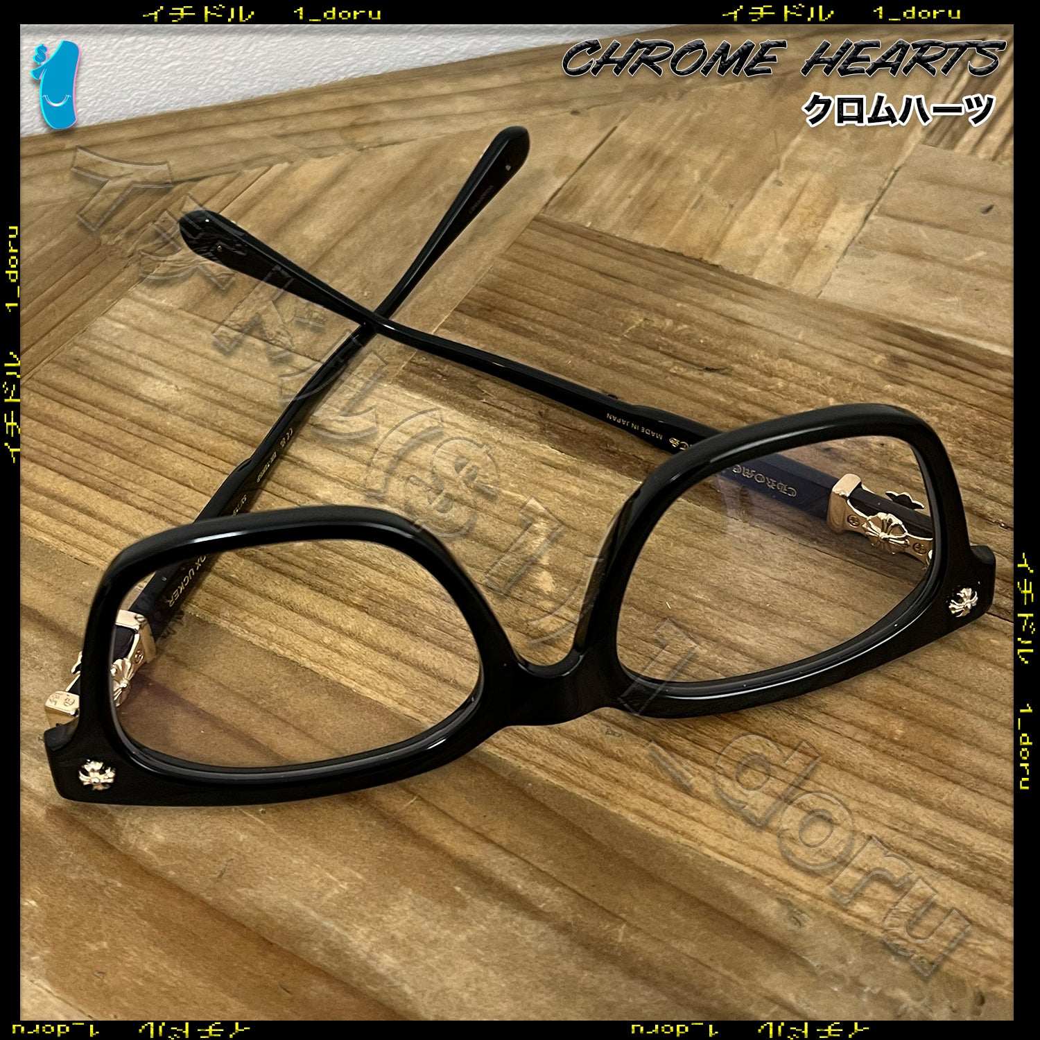 COX UCKER BLACK GOLD メガネ 眼鏡 アイウェア ブラック ゴールド