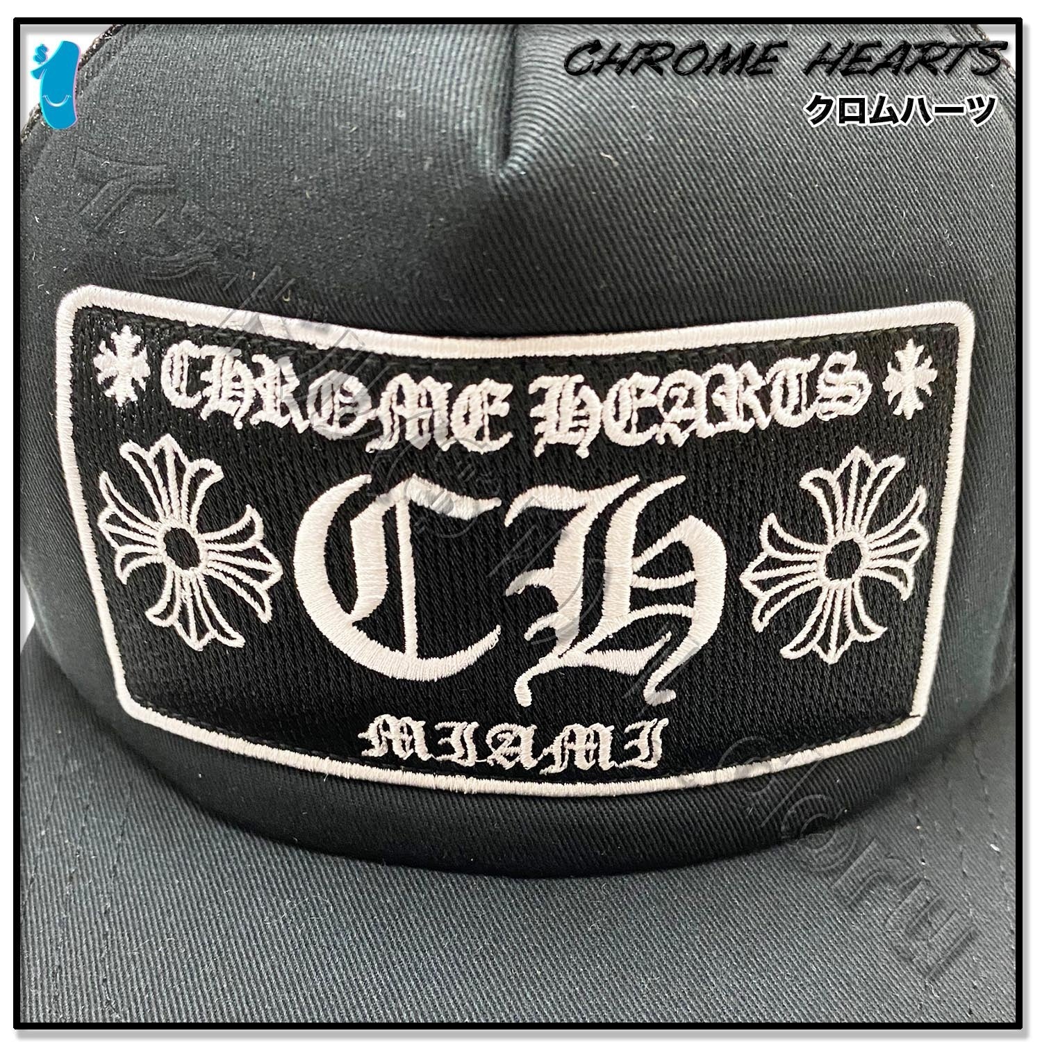 CH Trucker Hat Miami Black マイアミ トラッカー キャップ ブラック