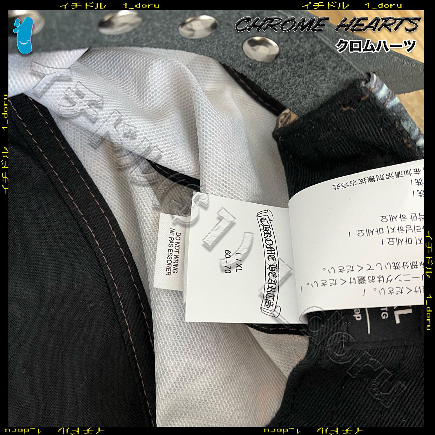 クロム +CH+ HOLLYWOOD トラッカーキャップ ブラック ホワイト