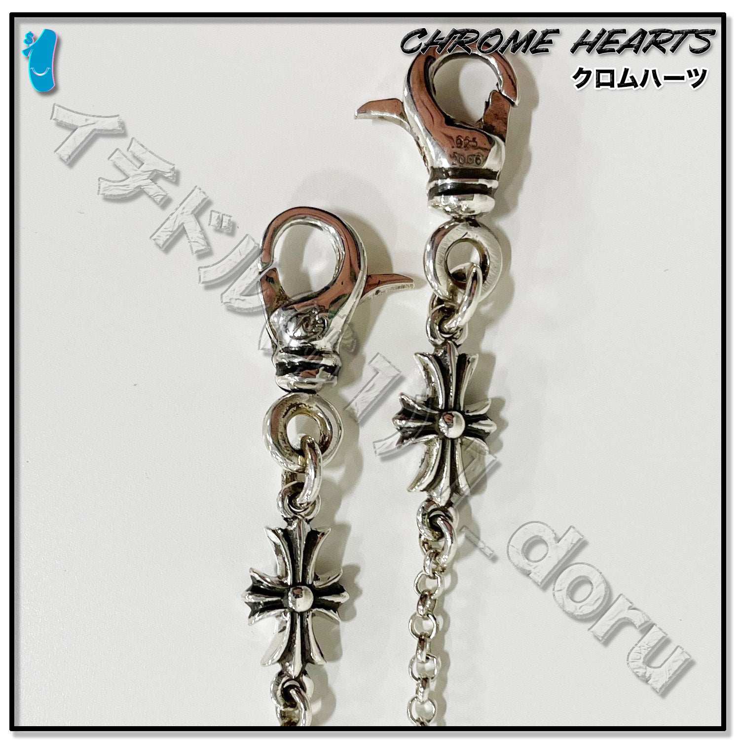 タイニーイー マスク チェーン シルバー TINY E MASK CHAIN SILVER 76cm