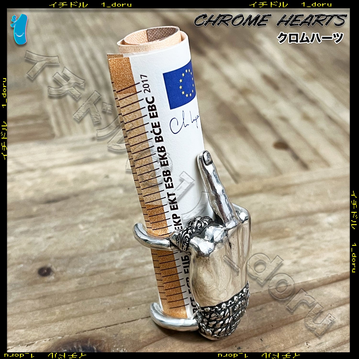 Money Clip FU Silver マネークリップ シルバー