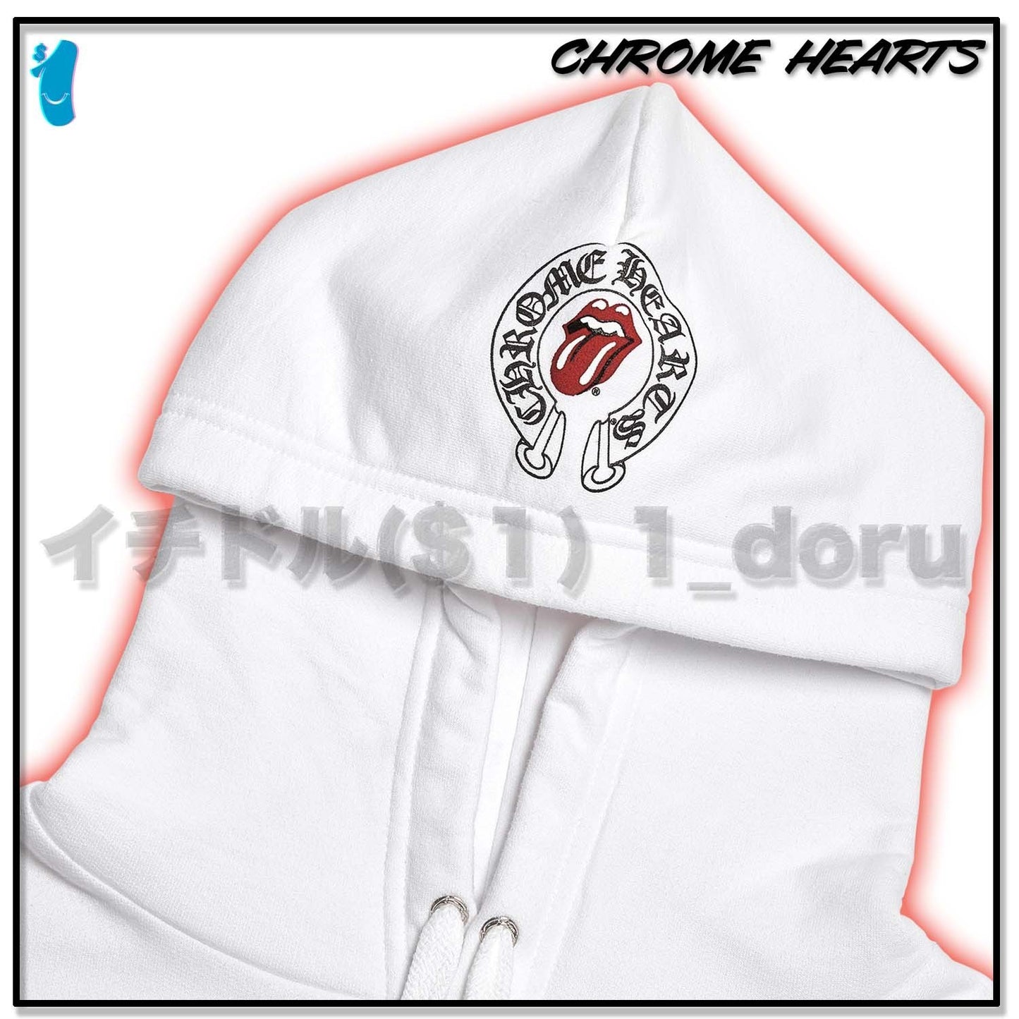 The Rolling Stones Pullover White